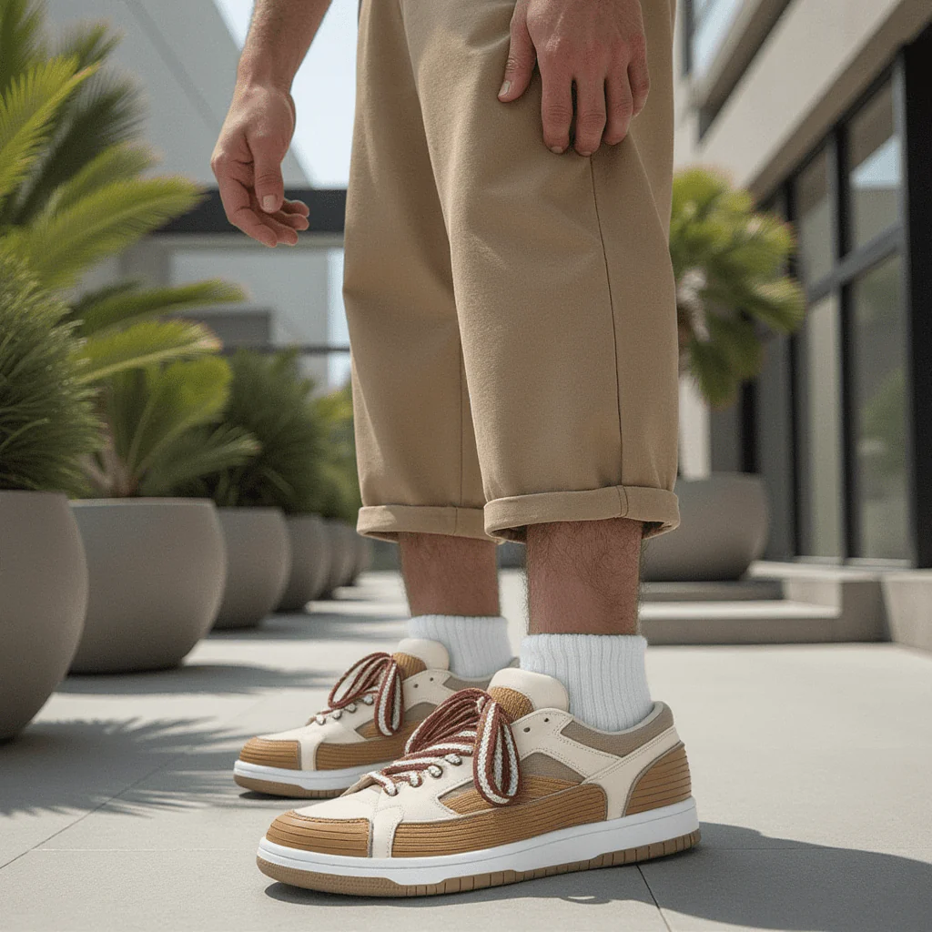 Basket Beige Homme - Image 3
