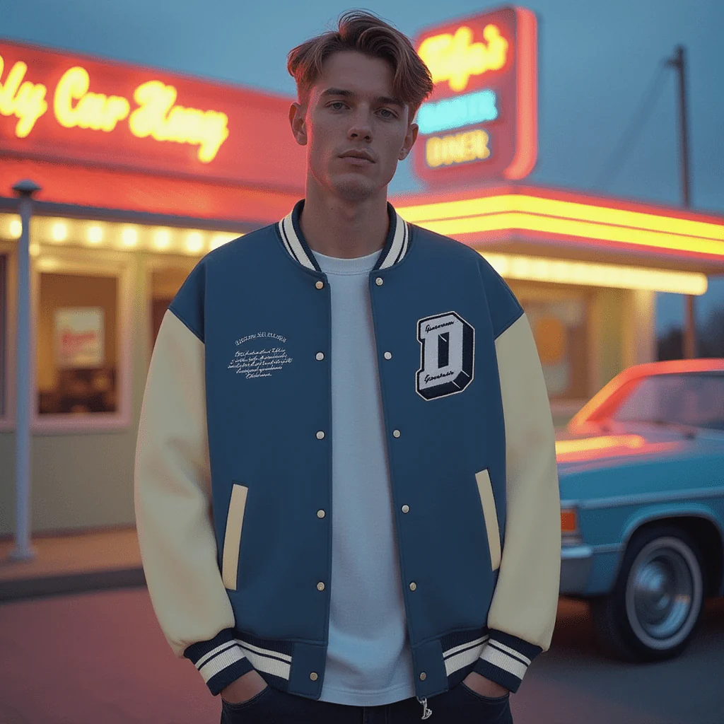 Bomber Jacket Varsity - Image 4