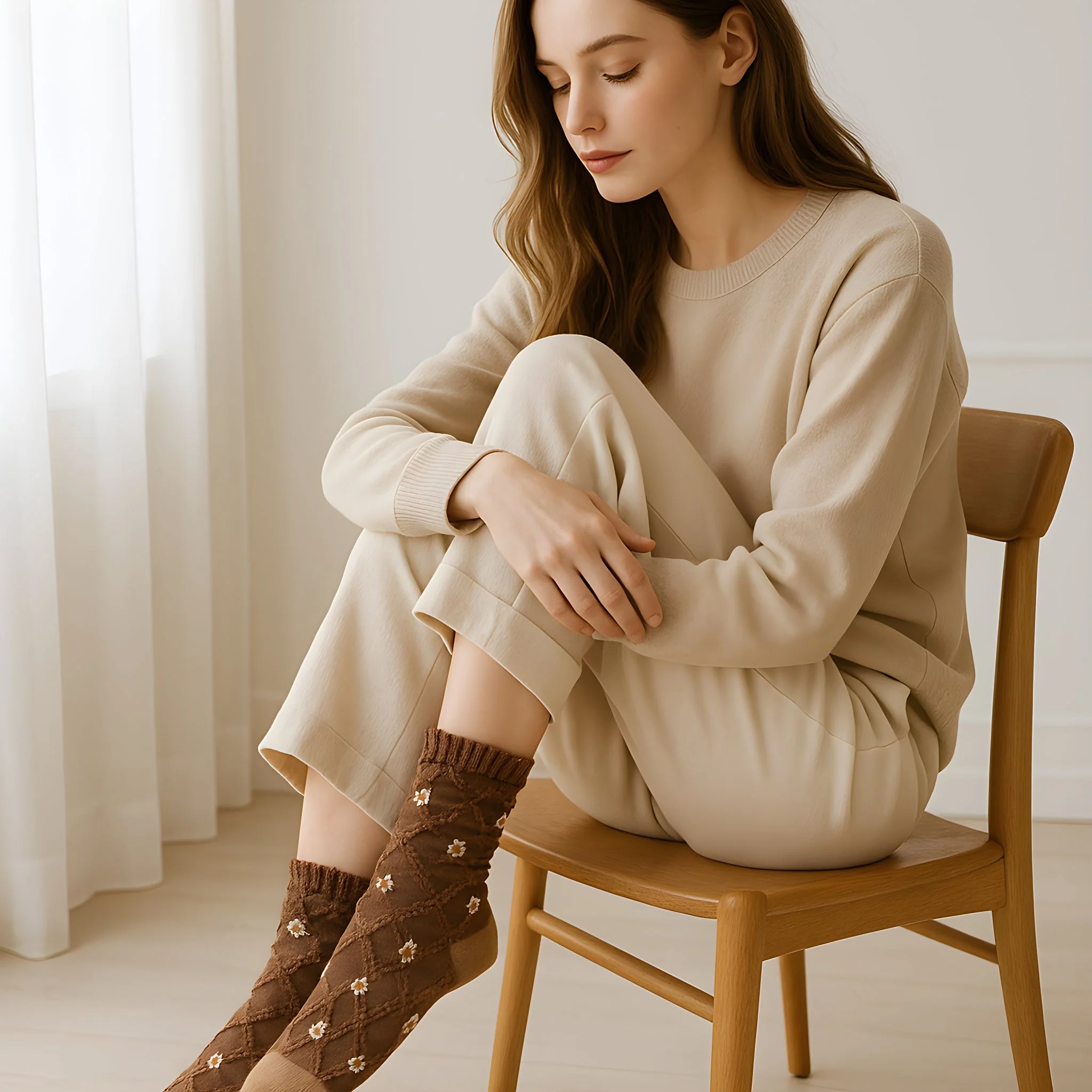 Chaussette Vintage Femme - Image 5