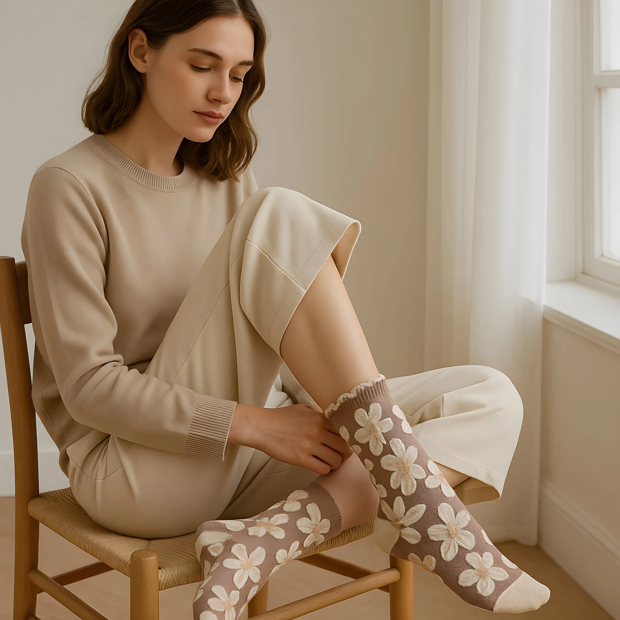 Chaussette Vintage Femme - Image 6