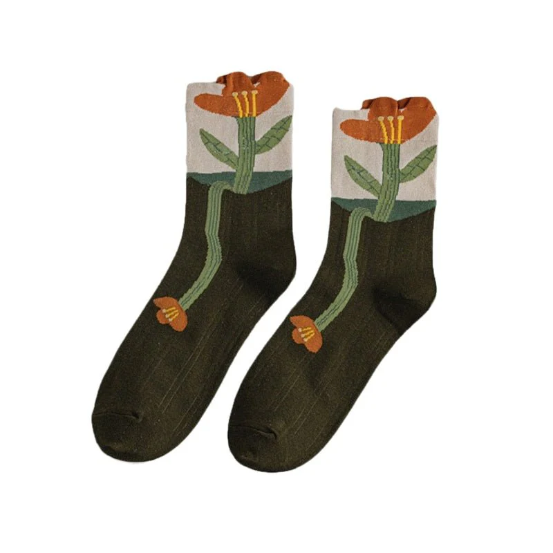 Chaussettes Fleurs - Image 6