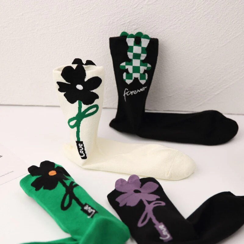 Chaussettes Hautes Kawaii - Image 2