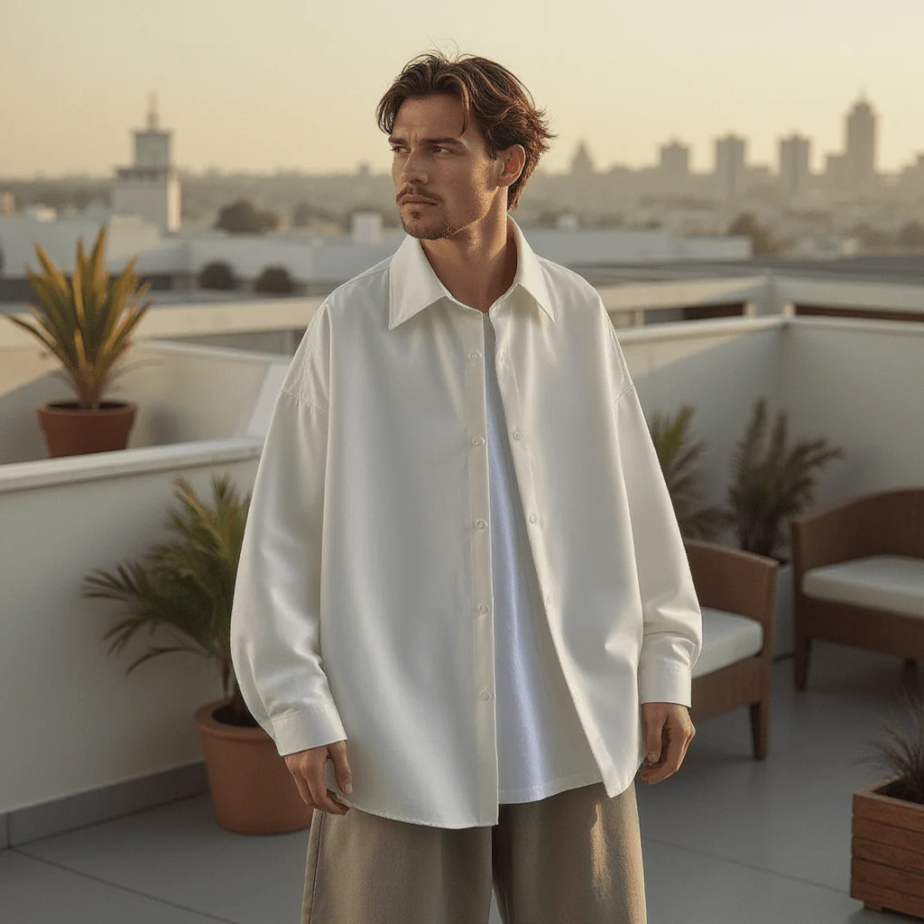 Chemise Oversize Homme - Image 3