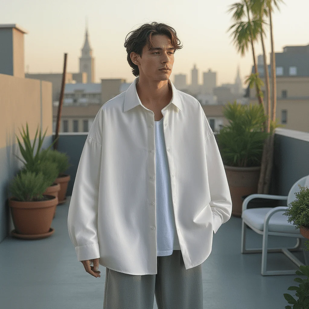 Chemise Oversize Homme - Image 4