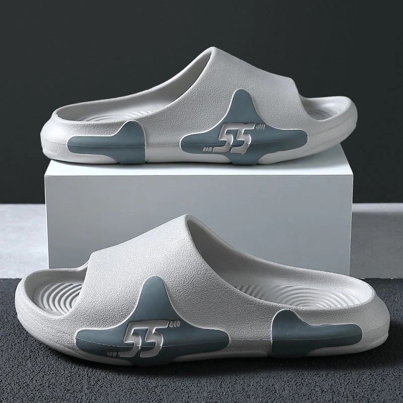 Claquette Homme Gris - Image 6