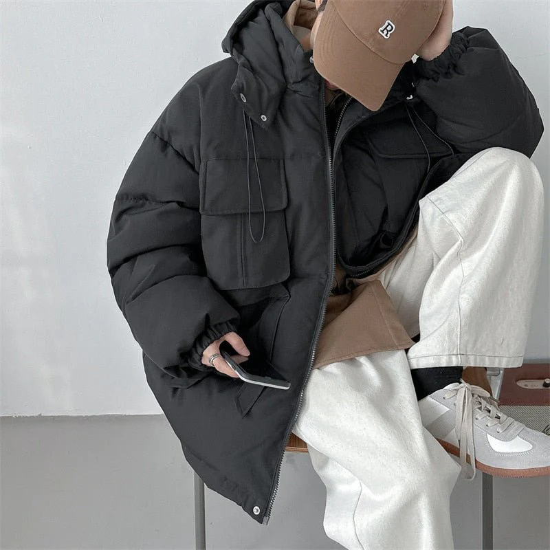 Doudoune Noir Capuche - Image 2
