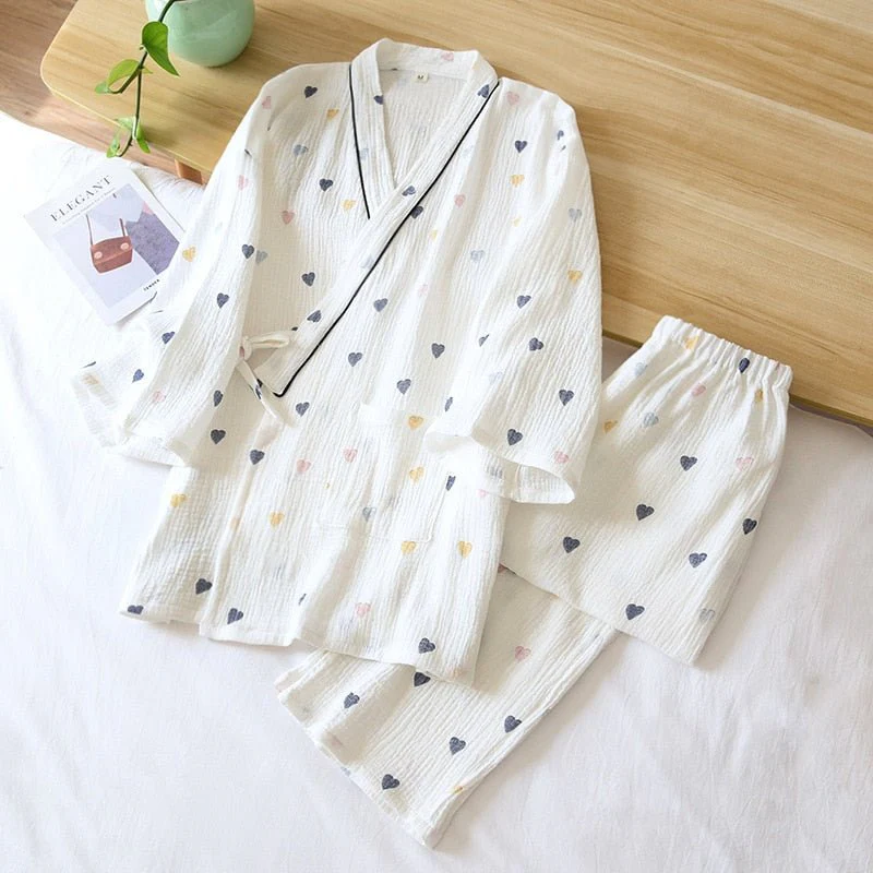 Ensemble Pyjama Femme Kimono - Image 3