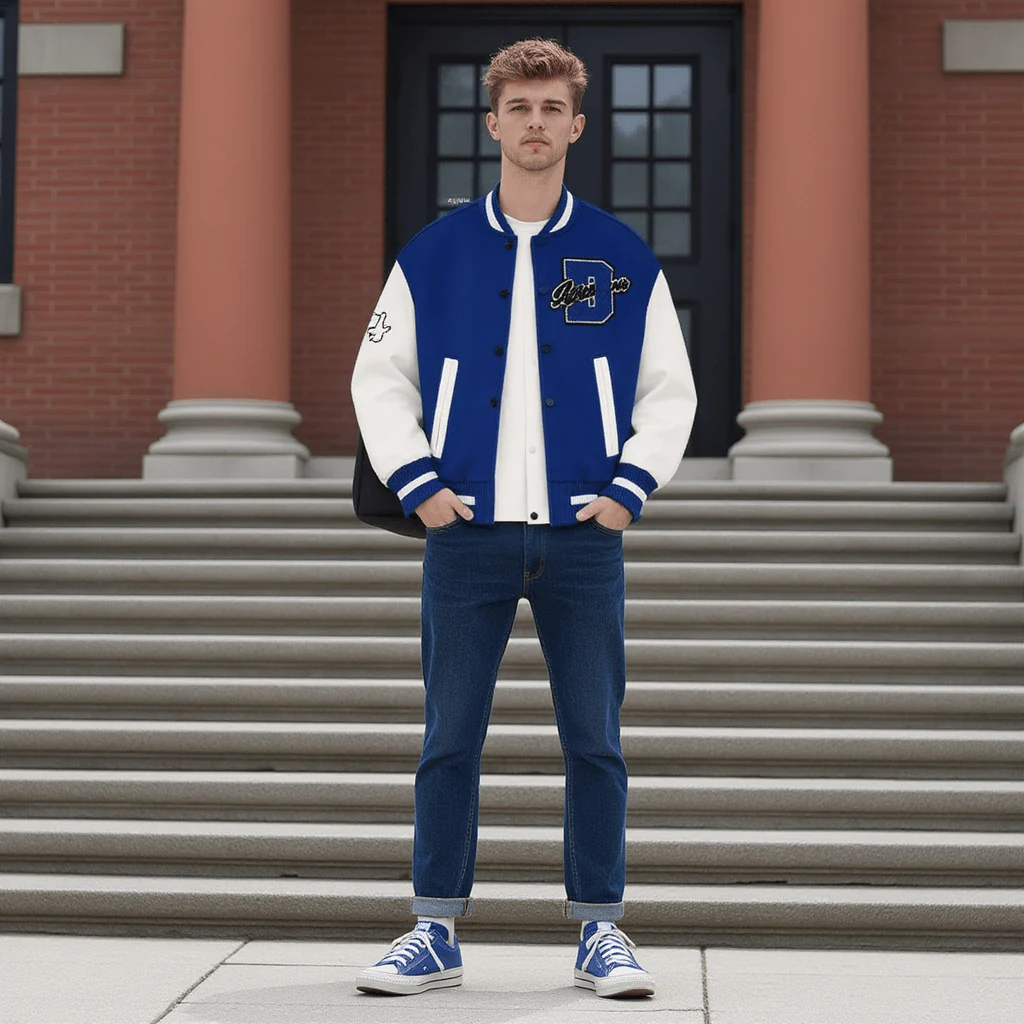 Jacket Universitaire Rouge - Image 3