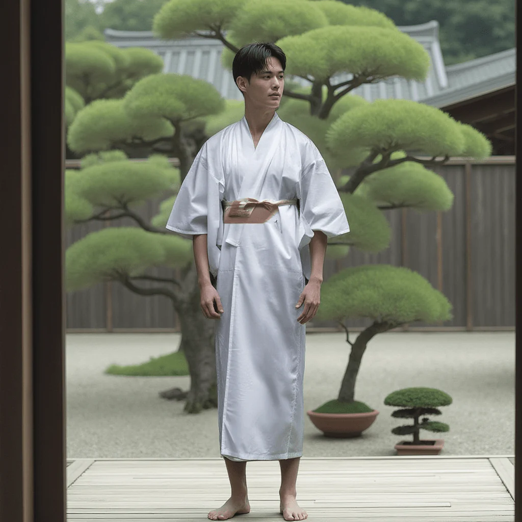 Kimono Japonais Homme D'Été - Image 4