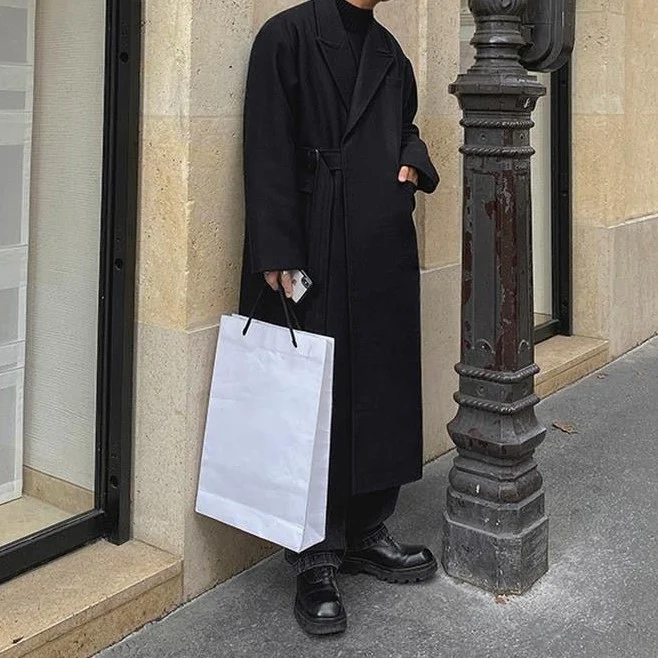 Manteau Long Homme Laine - Image 11