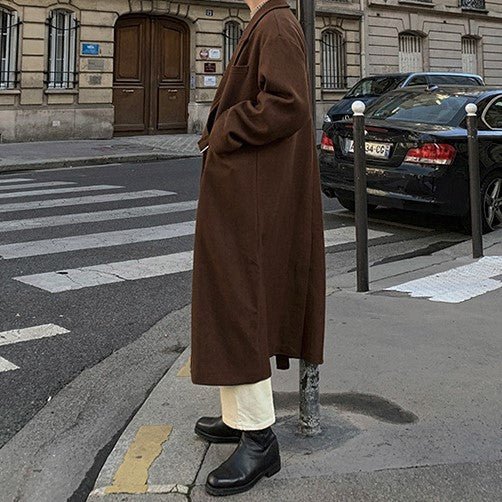 Manteau Long Homme Laine - Image 7