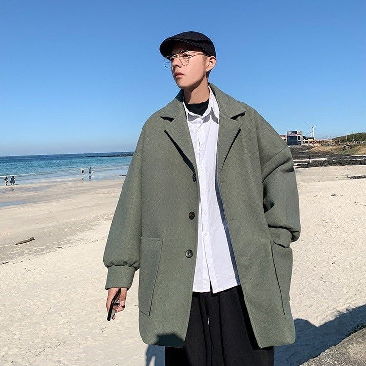Manteau Long Oversize Homme - Image 12