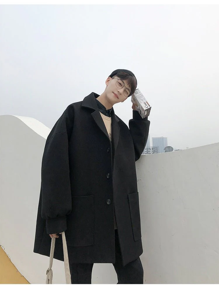 Manteau Long Oversize Homme - Image 13