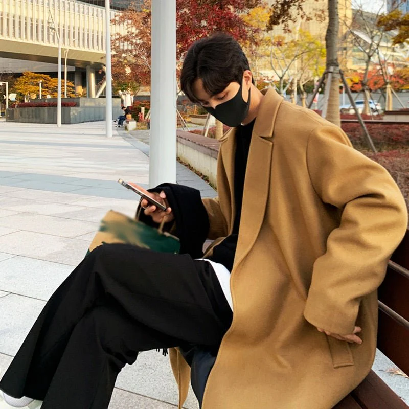 Manteau Vert Kaki Homme - Image 12