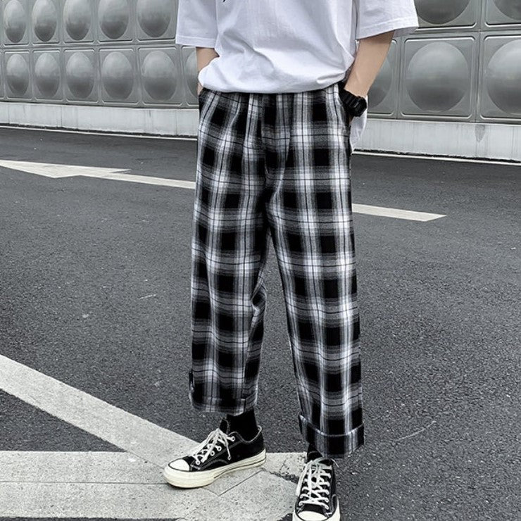 Pantalon à Carreau Noir - Image 6
