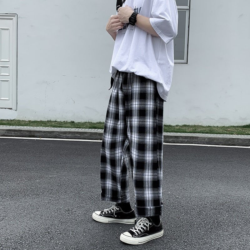 Pantalon à Carreau Noir - Image 8