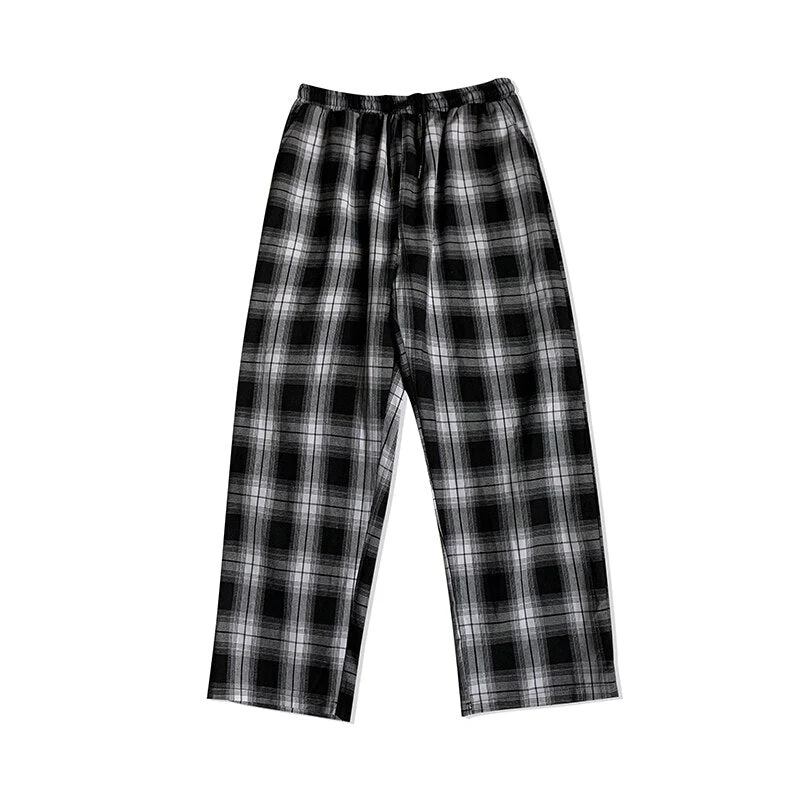 Pantalon à Carreau Noir - Image 9