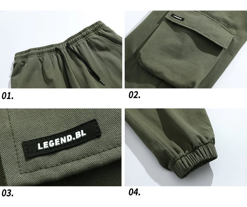 Pantalon Cargo Noir - Image 11