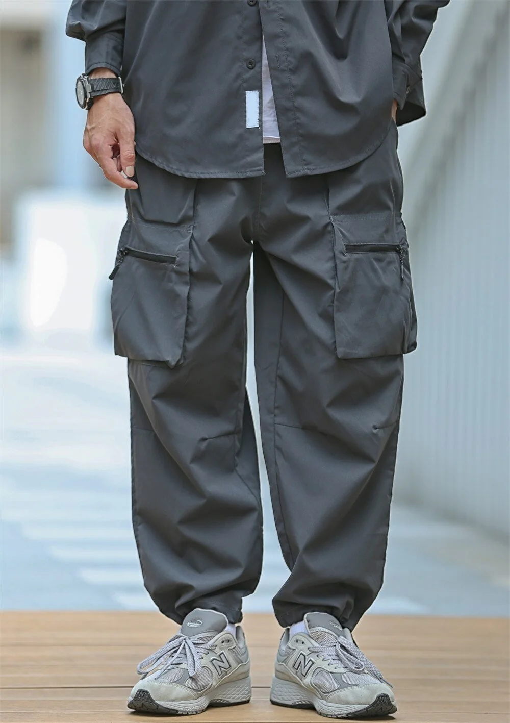 Pantalon Gris Pour Homme - Image 2