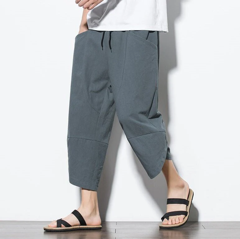 Pantalon Homme Style Japonais - Image 9