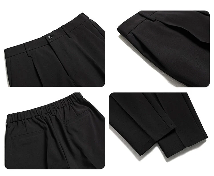 Pantalon Large Beige Homme - Image 9