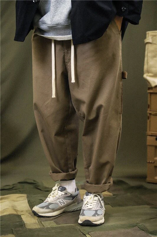 Pantalon Large Marron - Image 7