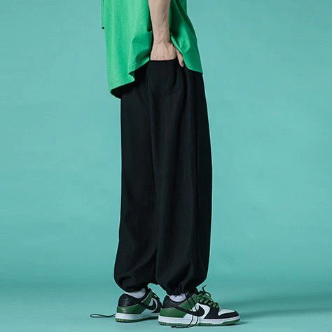 Pantalon Large Noir - Image 2
