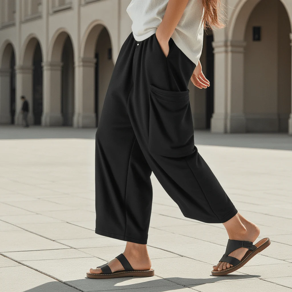 Pantalon Large Style Japonais - Image 4