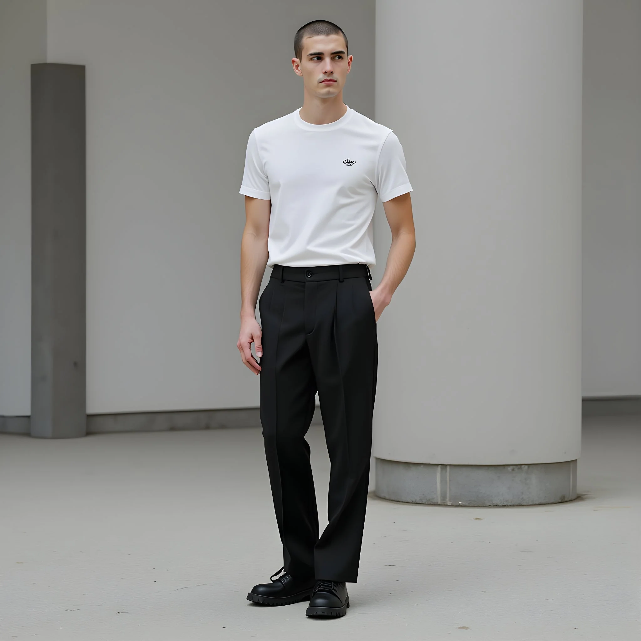 Pantalon Noir Homme - Image 4