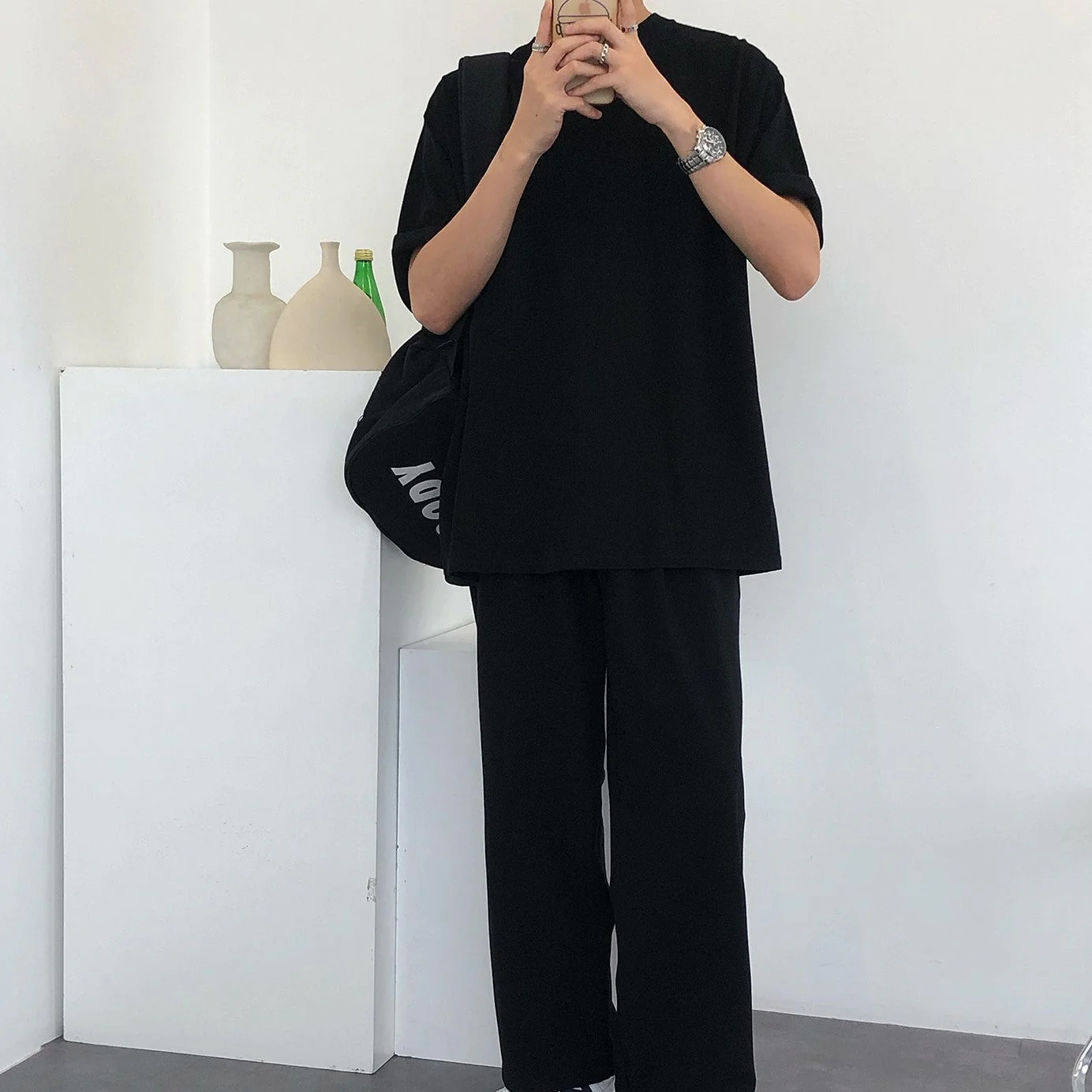 Pantalon Noir Vintage - Image 2