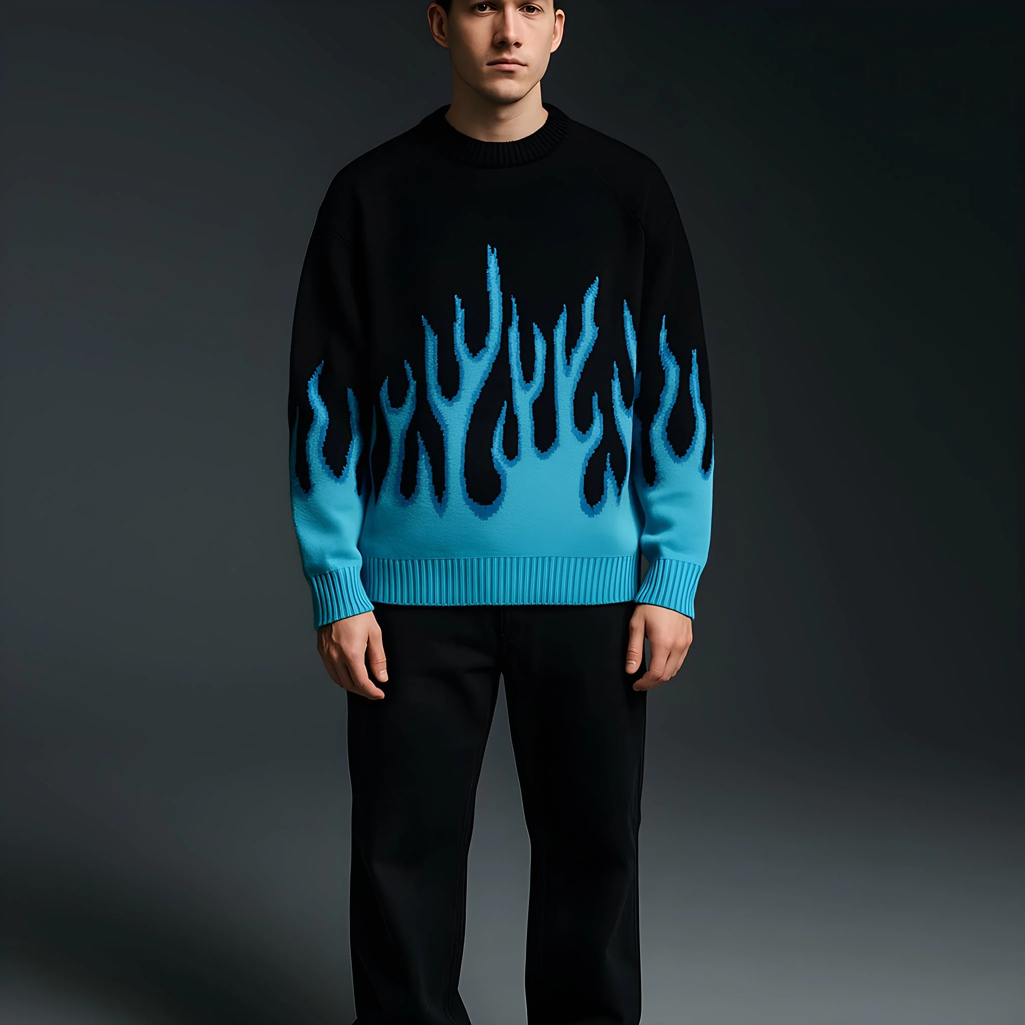 Pull Flamme Bleu - Image 2