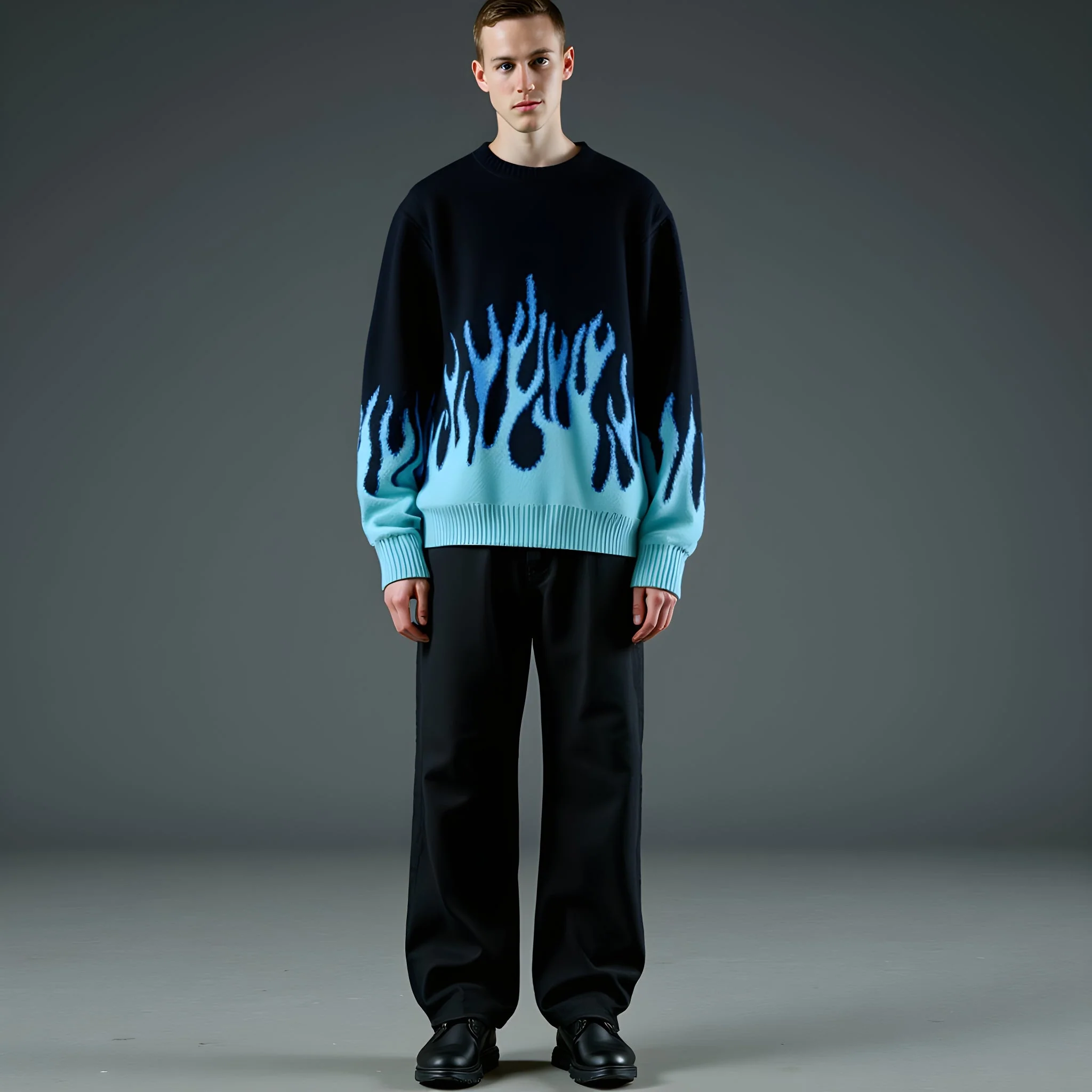 Pull Flamme Bleu - Image 4