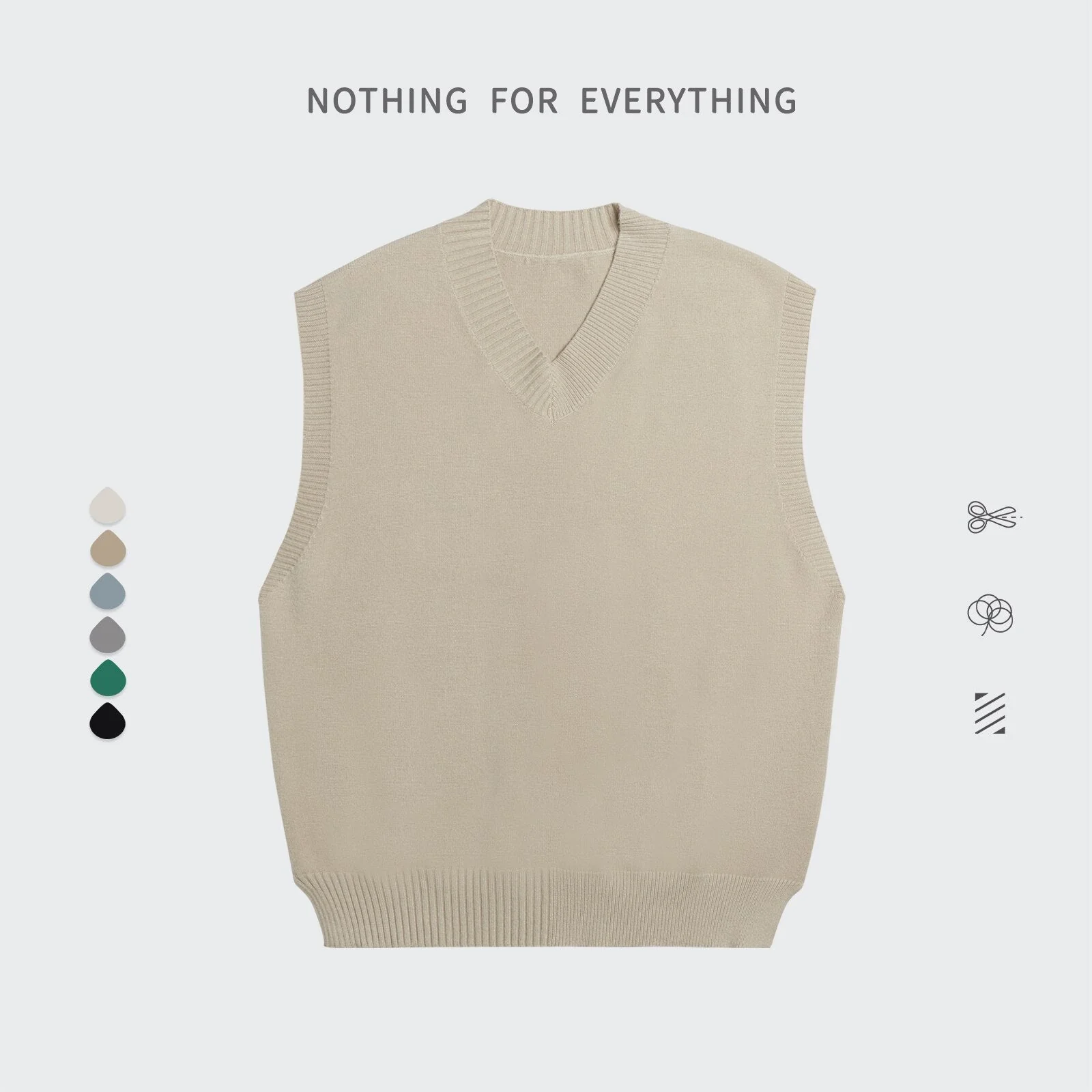 Pull Sans Manches Homme Noir - Image 9