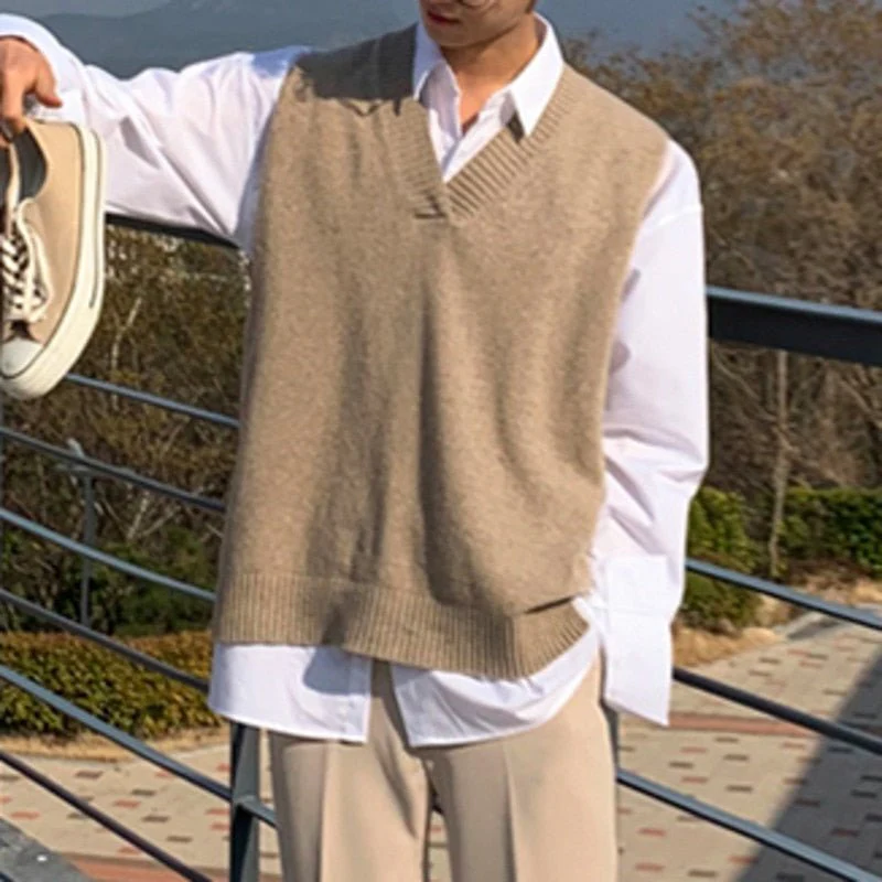 Pull Sans Manches Homme Vintage - Image 5