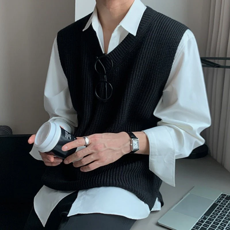 Pull Sans Manches Pour Homme - Image 8
