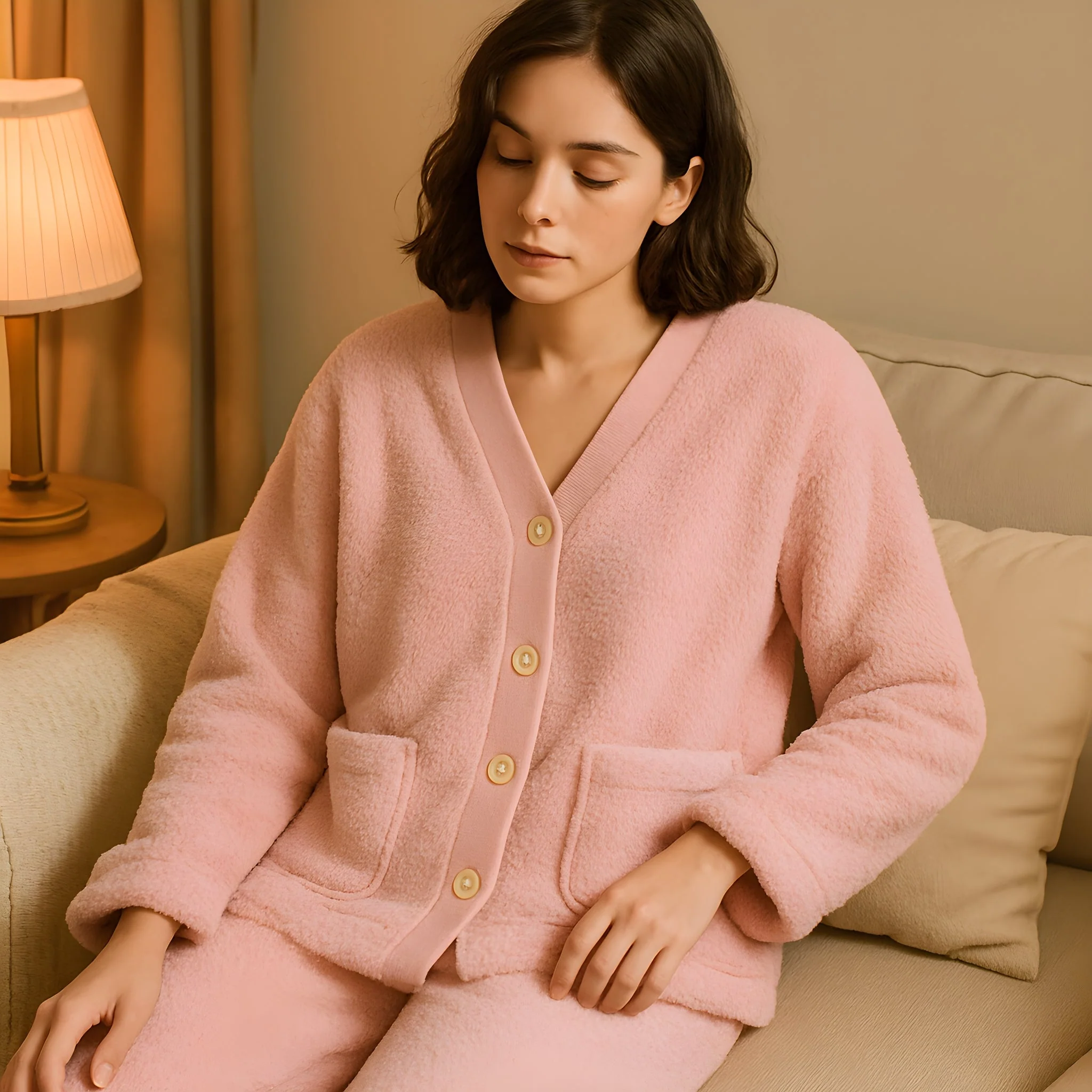 Pyjama Chaud Hiver Femme - Image 3