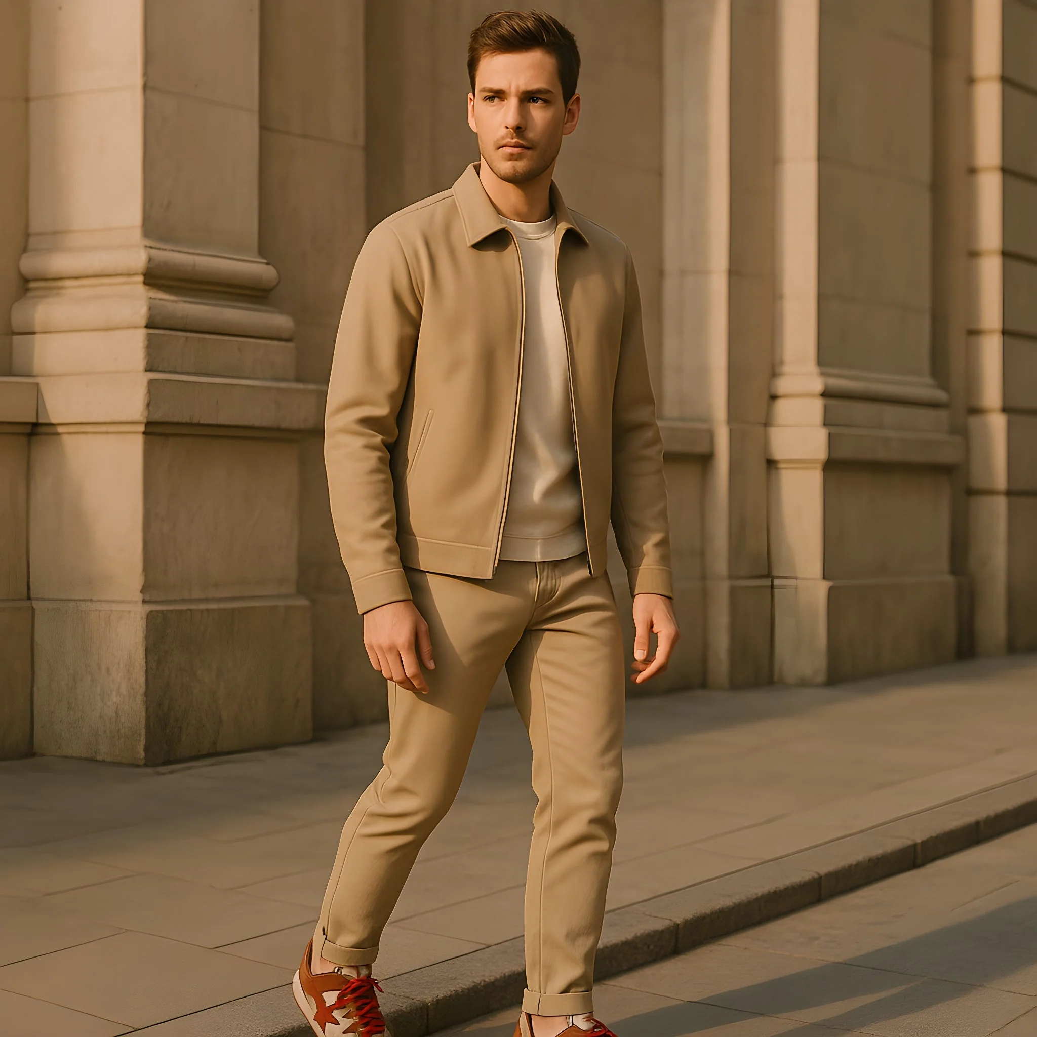 Sneakers Marron Homme - Image 3