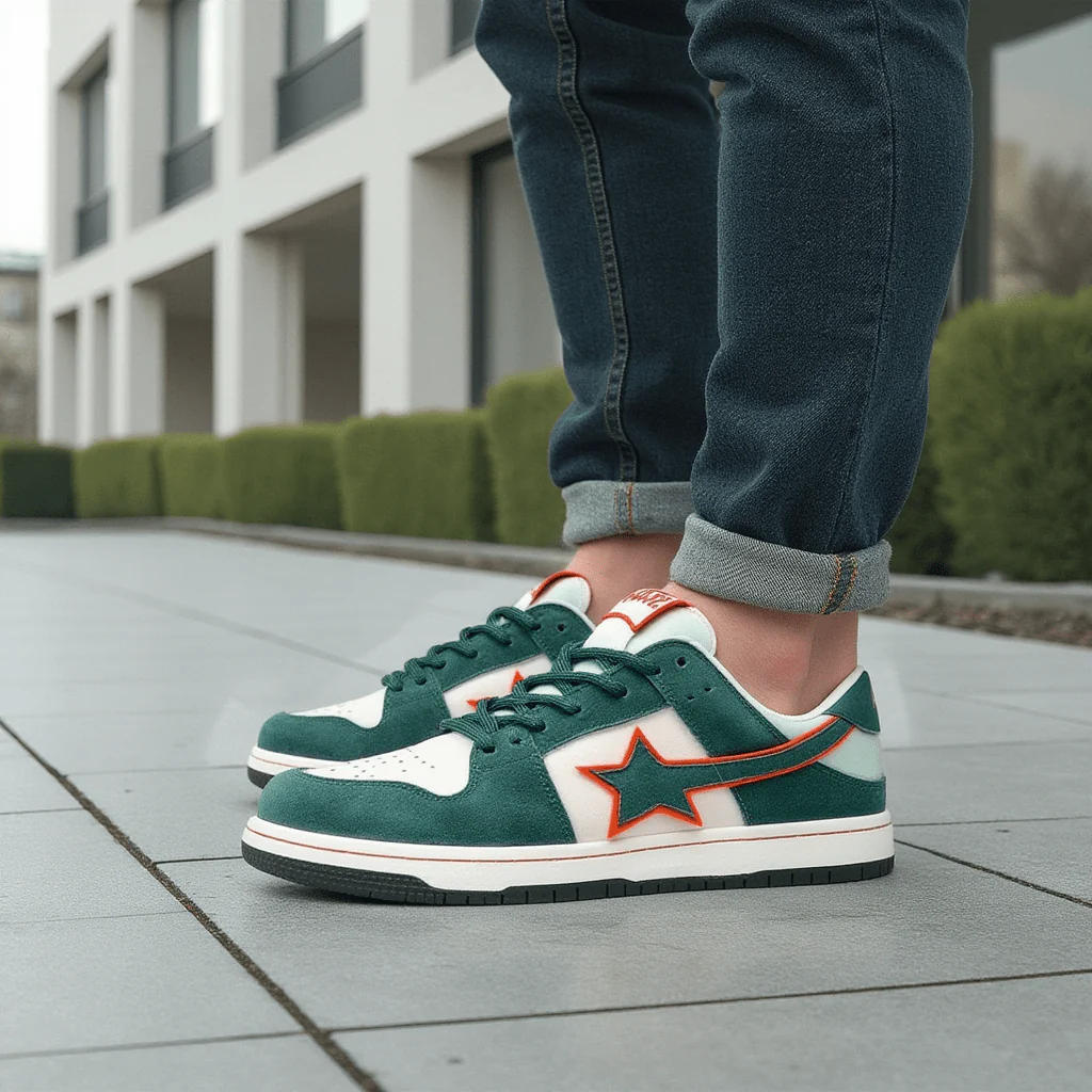 Sneakers Vert Homme - Image 2