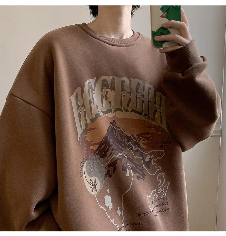 Sweat-Shirt Marron - Image 17