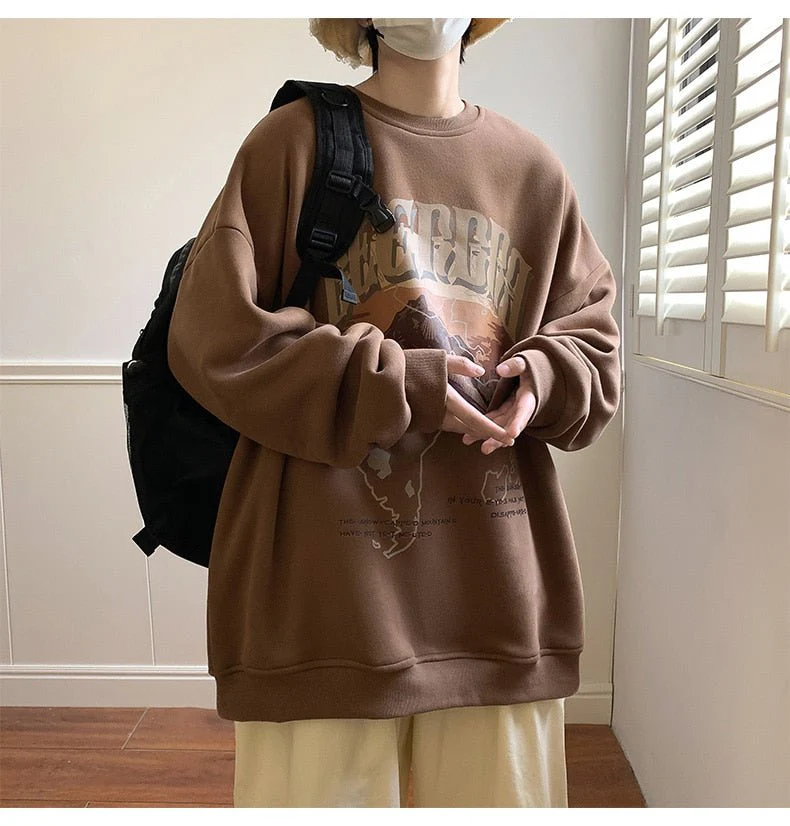 Sweat-Shirt Marron - Image 22