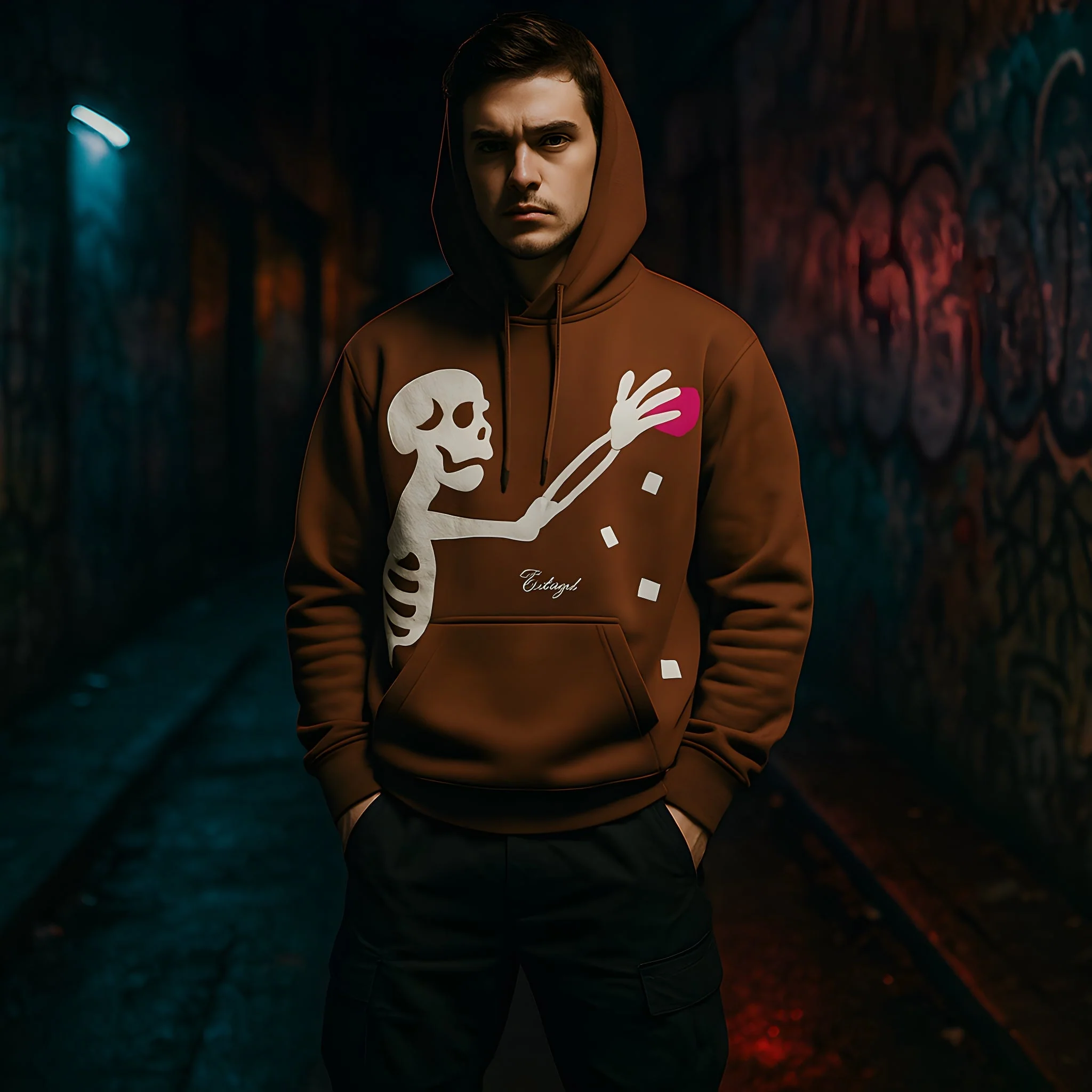 Sweat Squelette Homme