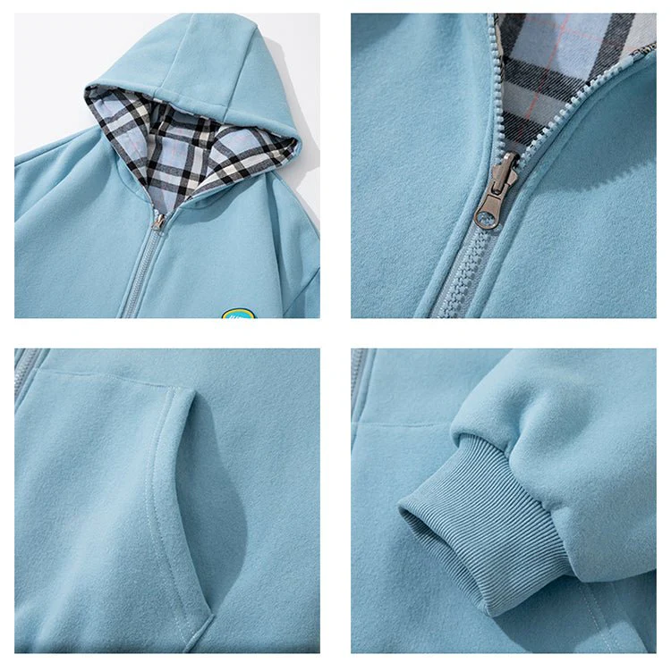 Sweat Zippé Bleu - Image 5