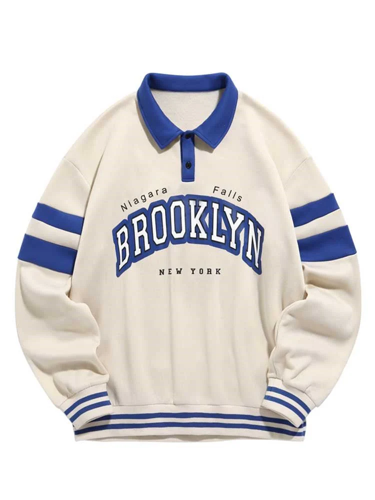 Sweatshirt Vintage Bleu