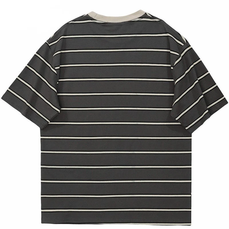 T-Shirt Streetwear Rouge - Image 6