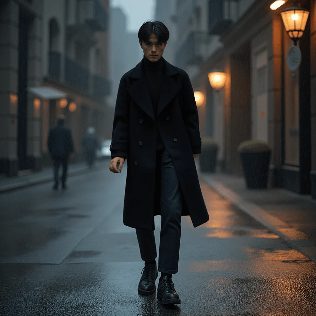 Trench Coat Homme Long
