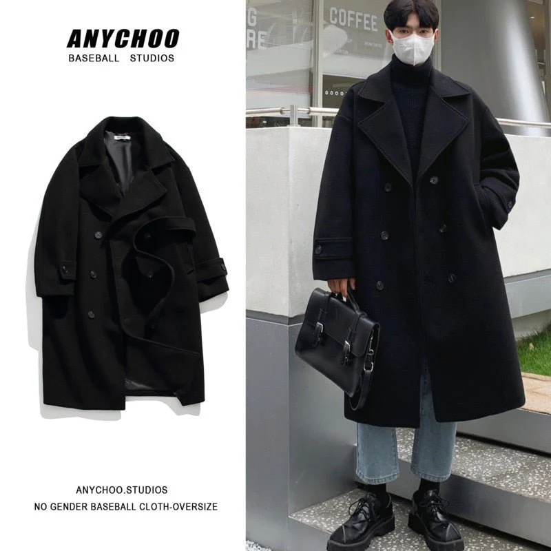 Trench Coat Homme Long - Image 10