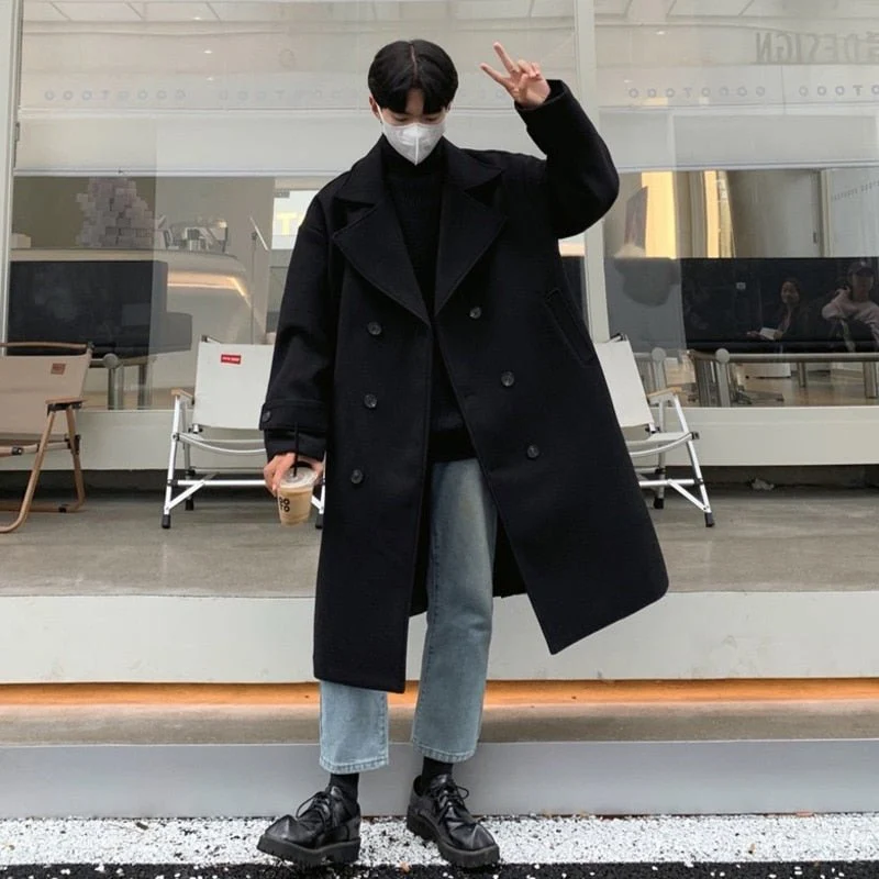 Trench Coat Homme Long - Image 5