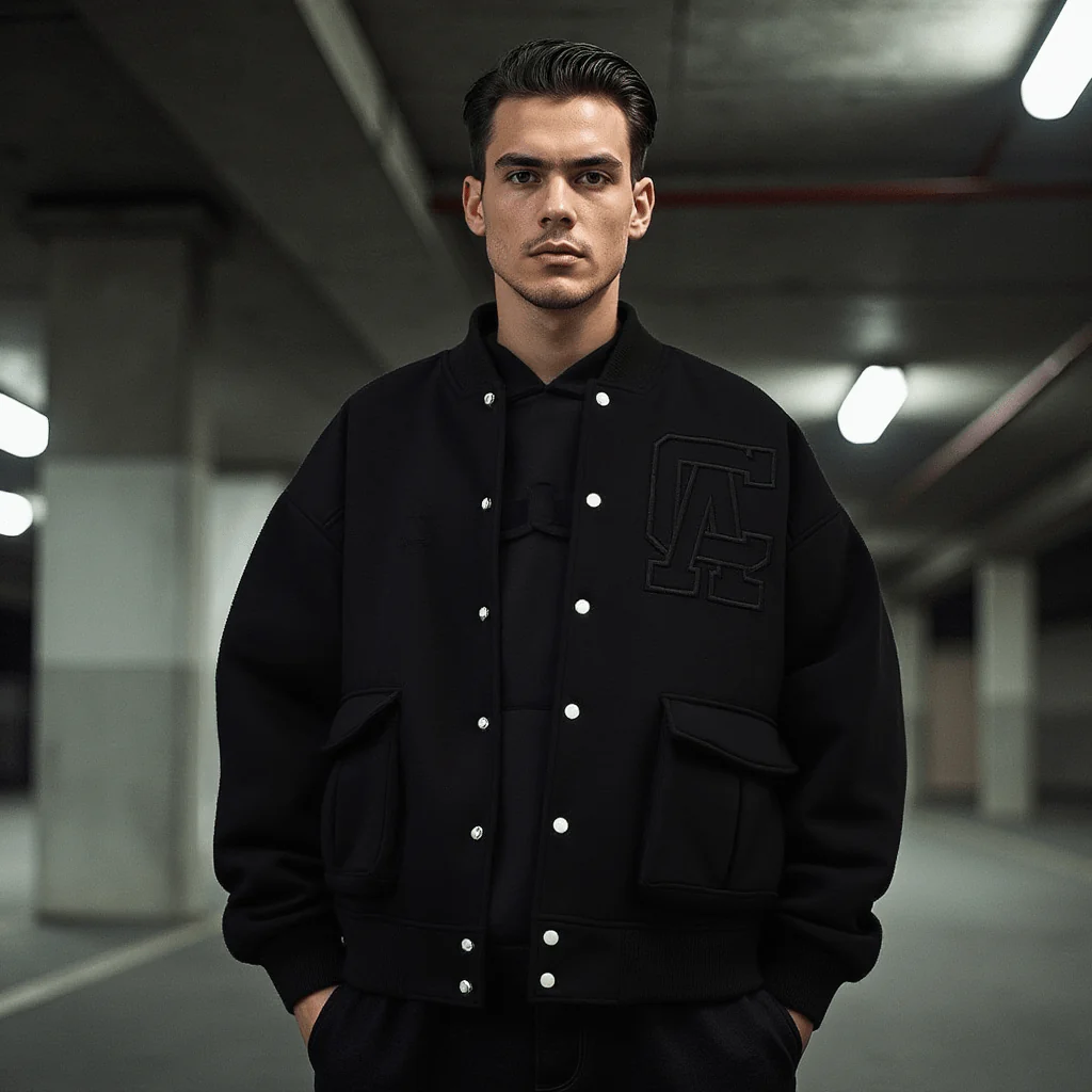 Veste Bomber Noir - Image 2