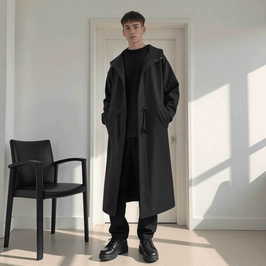 Veste Coréenne Beige - Image 2
