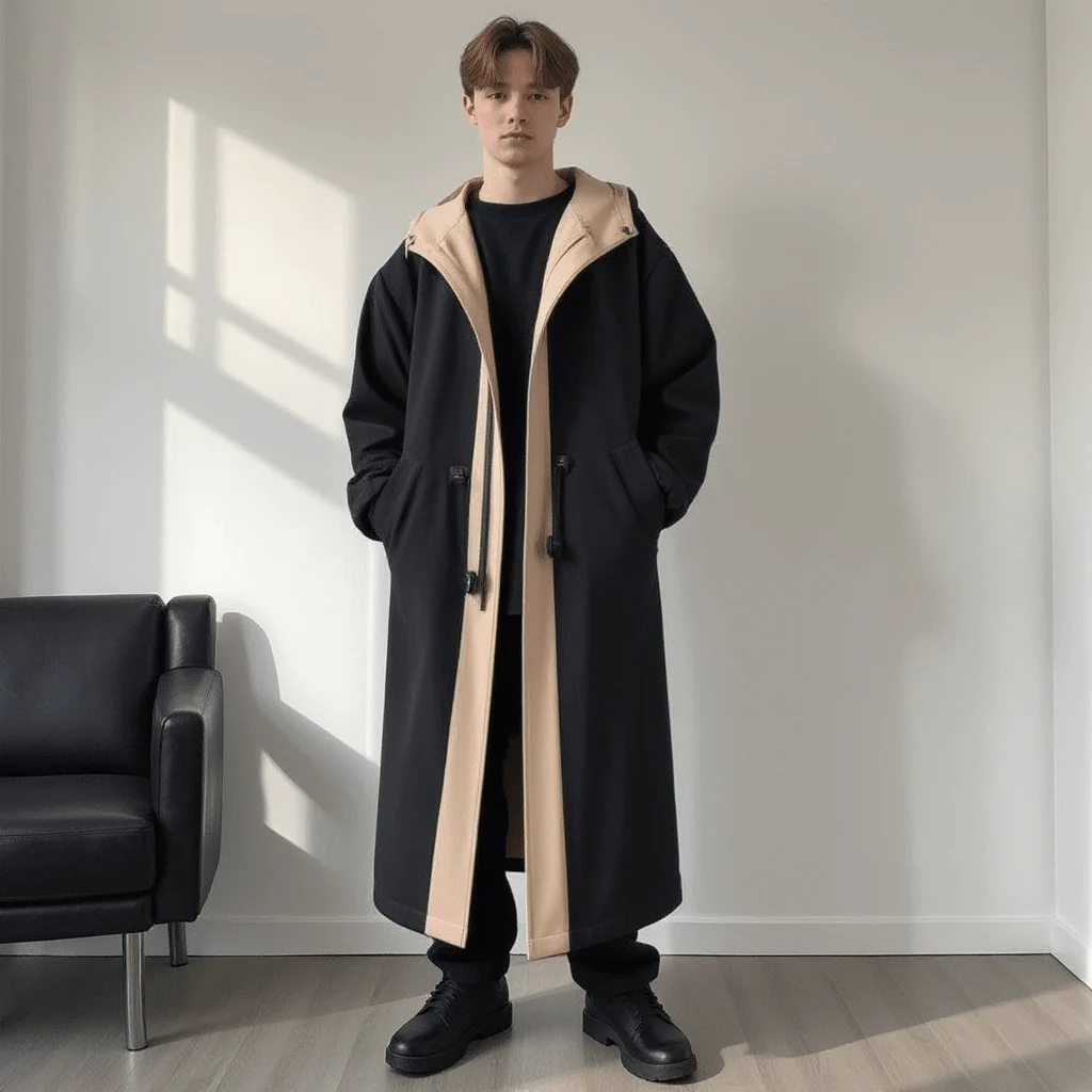 Veste Coréenne Beige - Image 3